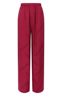 Balenciaga: Атласные брюки 