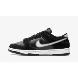 NIKE: Чёрные кроссовки  Dunk Low Retro