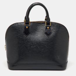 Louis Vuitton: Чёрная сумка  Épi