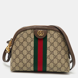 Gucci: Бежевая сумка  GG Supreme