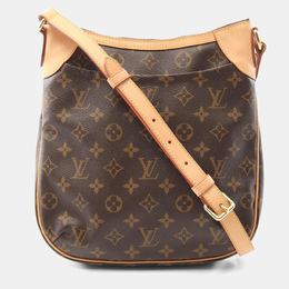 Louis Vuitton: Коричневая сумка через плечо 