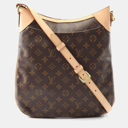 Louis Vuitton: Коричневая сумка через плечо 