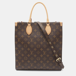 Louis Vuitton: Коричневая сумка-шоппер 
