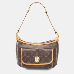 Louis Vuitton: Коричневая сумка 