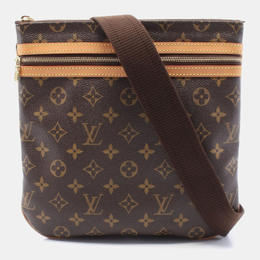 Louis Vuitton: Коричневая сумка через плечо  Pochette
