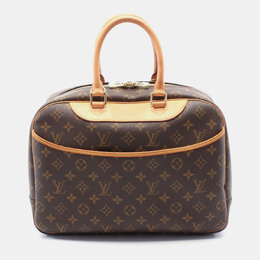 Louis Vuitton: Коричневая сумка на руку  Deauville