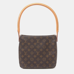Louis Vuitton: Коричневая сумка  Looping