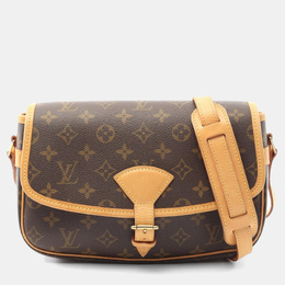 Louis Vuitton: Коричневая сумка через плечо 
