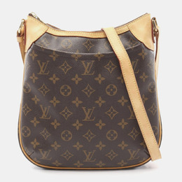 Louis Vuitton: Коричневая сумка через плечо 