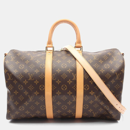 Louis Vuitton: Коричневая дорожная сумка  Keepall