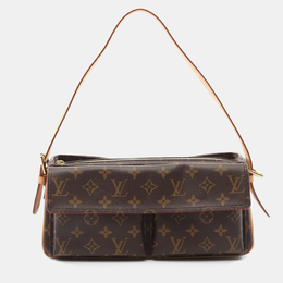 Louis Vuitton: Коричневая сумка 