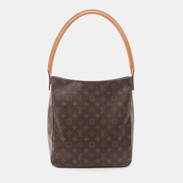 Louis Vuitton: Коричневая сумка  Looping