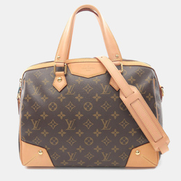 Louis Vuitton: Коричневая сумка 