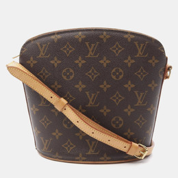 Louis Vuitton: Коричневая сумка через плечо 
