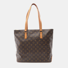 Louis Vuitton: Коричневая сумка-шоппер 