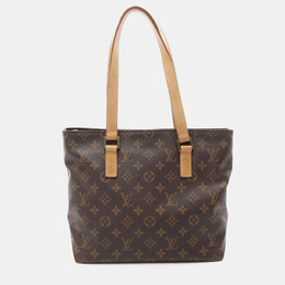 Louis Vuitton: Коричневая сумка 