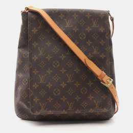 Louis Vuitton: Коричневая сумка  Musette