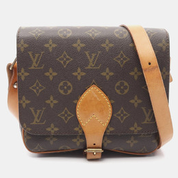 Louis Vuitton: Коричневая сумка через плечо 