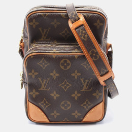 Louis Vuitton: Коричневая сумка через плечо 