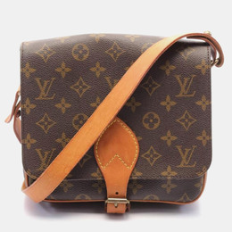 Louis Vuitton: Коричневая сумка 