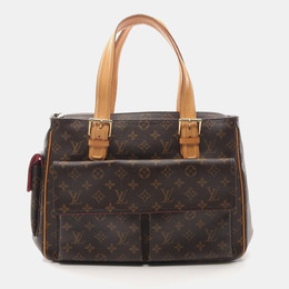 Louis Vuitton: Коричневая сумка на руку 