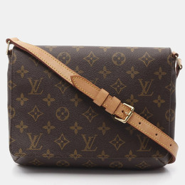 Louis Vuitton: Коричневая сумка  Musette