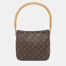 Louis Vuitton: Коричневая сумка  Looping
