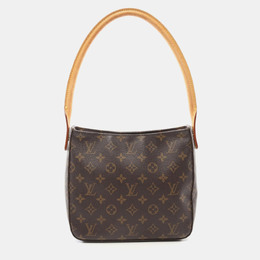 Louis Vuitton: Коричневая сумка  Looping