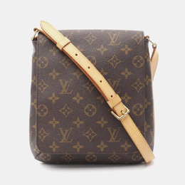 Louis Vuitton: Коричневая сумка  Musette