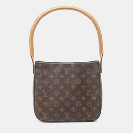 Louis Vuitton: Коричневая сумка  Looping