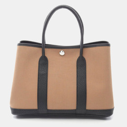 Hermes: Коричневая сумка-шоппер 