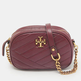 Tory Burch: Бордовая сумка  Kira