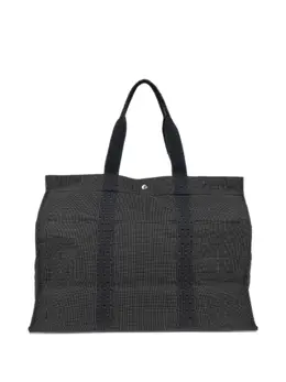 Hermès Pre-Owned: Серебристая сумка-шоппер 