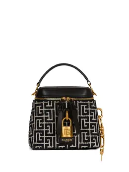 Balmain: Чёрная сумка через плечо 