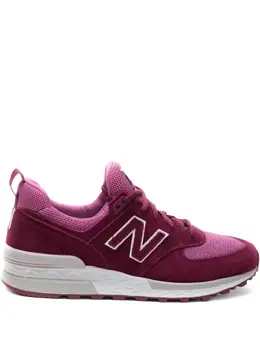 New Balance: Красные кроссовки  574