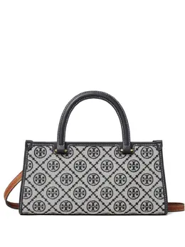 Tory Burch: Синяя сумка-шоппер 
