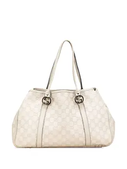 Gucci Pre-Owned: Коричневая сумка-шоппер 