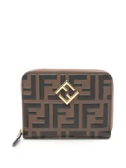 Fendi Pre-Owned: Коричневый кошелёк 