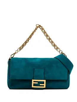 Fendi Pre-Owned: Голубая сумка 