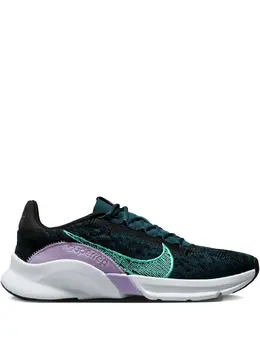 Nike: Зелёные кроссовки  SuperRep Go