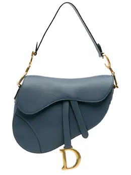 Christian Dior Pre-Owned: Голубая сумка 
