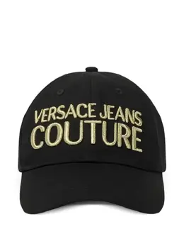 Versace Jeans Couture: Чёрная кепка 