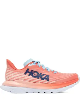 HOKA: Оранжевые кроссовки 