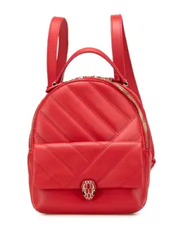 Bvlgari Pre-Owned: Красный рюкзак 