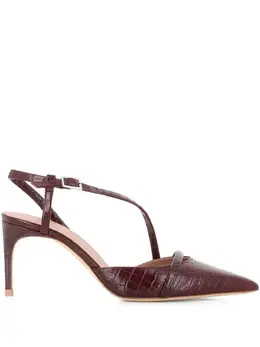 Malone Souliers: Бордовые туфли 