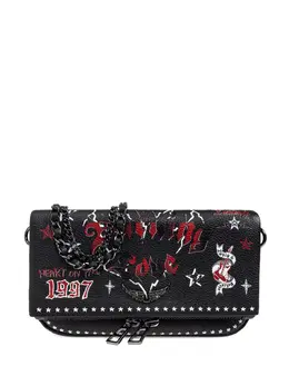 Zadig&Voltaire: Чёрный клатч  Rock Nano