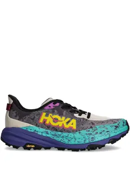 HOKA: Голубые кроссовки 