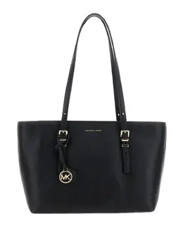 Michael Michael Kors: Чёрная сумка-шоппер 