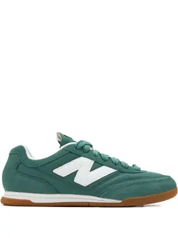 New Balance: Зелёные кроссовки 