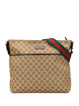 Gucci Pre-Owned: Коричневая сумка через плечо 
